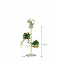 Indoor Outdoor Decorative Floor Metal Plant Stand Flower Pot Stand Rack for Yard Garden Patio Balcony